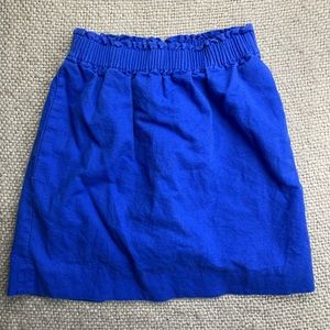 J. Crew Royal Blue Skirt